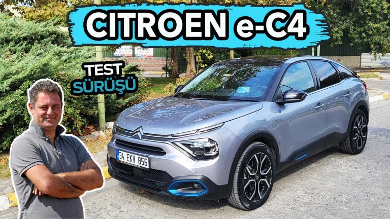 Citroen e-C4 test sürüşü 2022